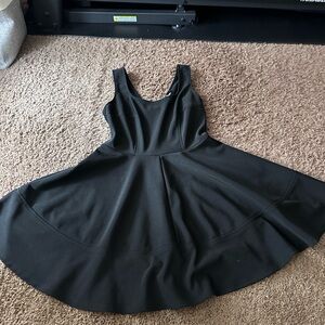 Lulu's Black Sleeveless Fit & Flare Mini Dress